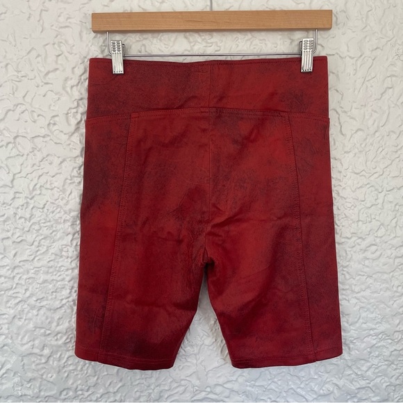 Free People Heatwave Faux Suede Biker Shorts Small 9” - Picture 4 of 9
